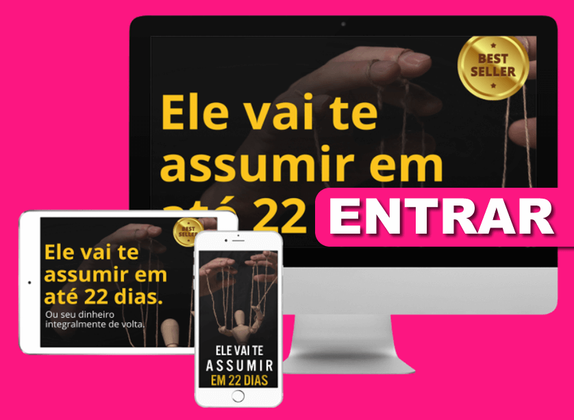 Curso Ele vai te assumir em 22 dias